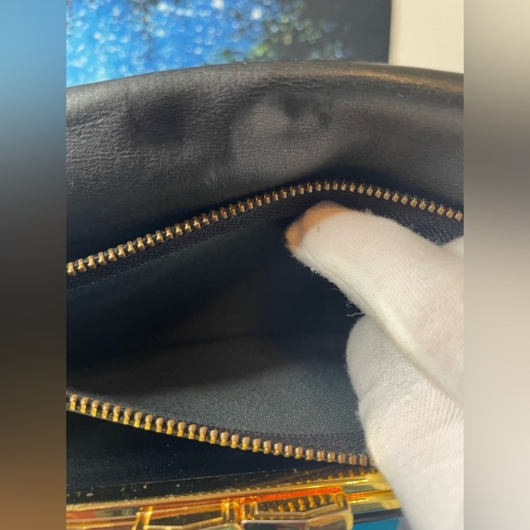 Yves Saint Laurent Vintage Black Soft Leather Wallet. Beautiful condition. - Picture 12 of 15